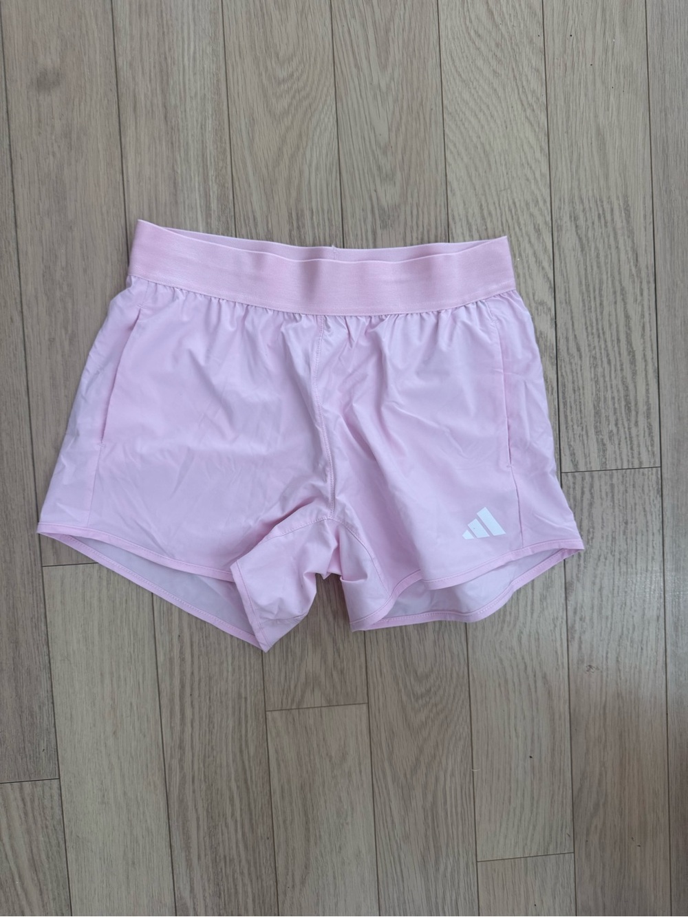 Pink adidas shorts